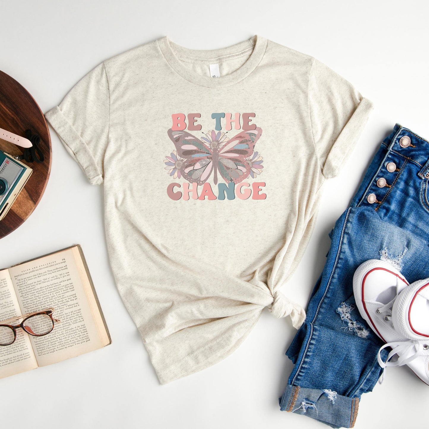 Be The Change Butterfly | Short Sleeve Graphic Tee