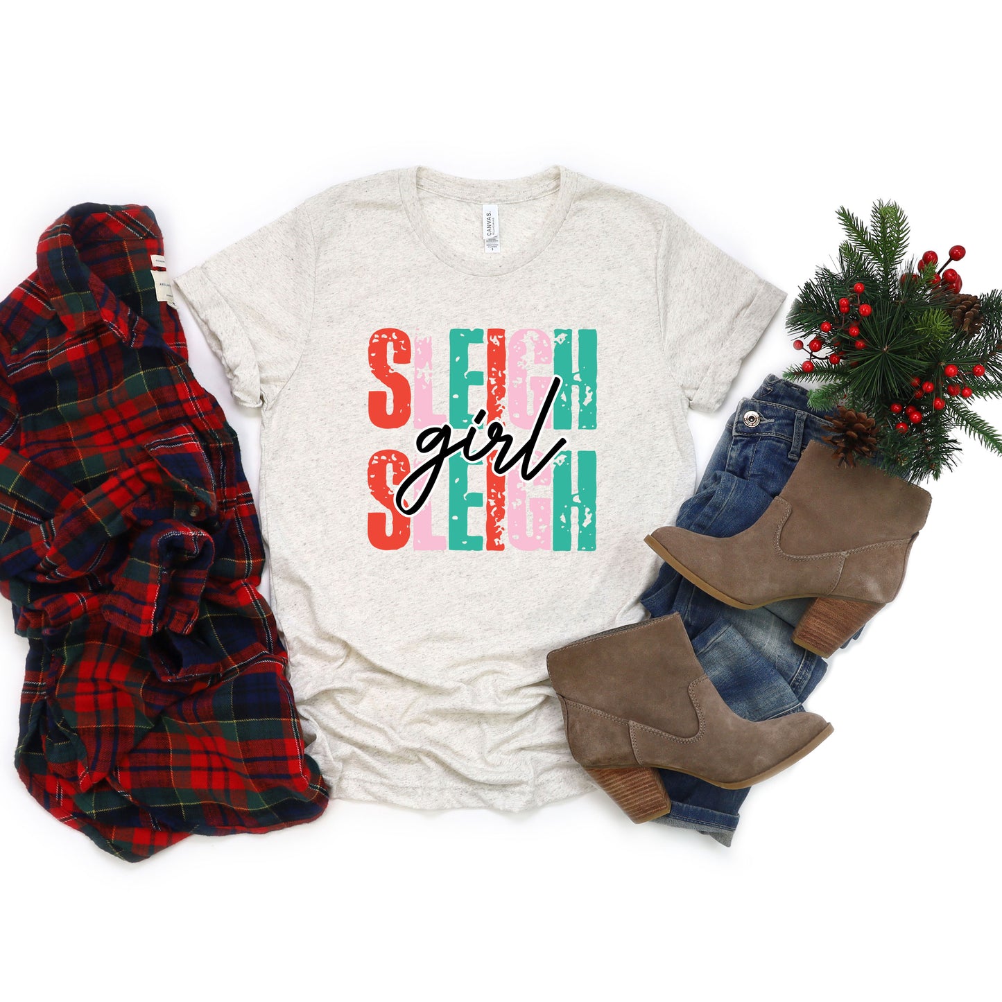 Sleigh Girl | Short Sleeve Graphic Tee