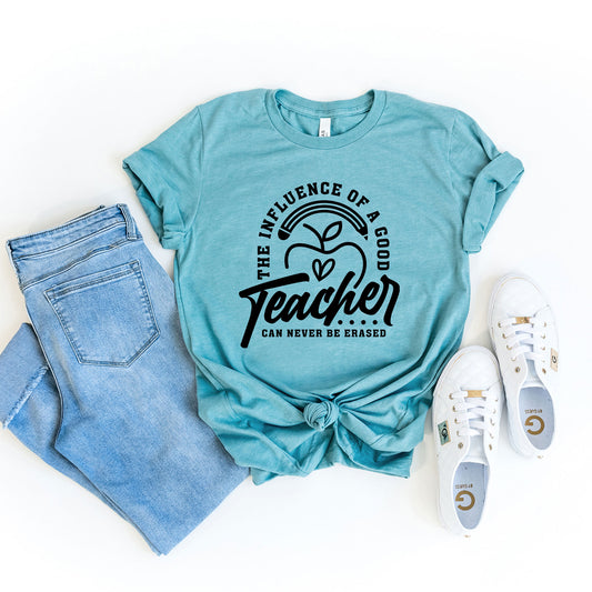 The Influence Of A Good Teacher Apple | Short Sleeve Graphic Tee