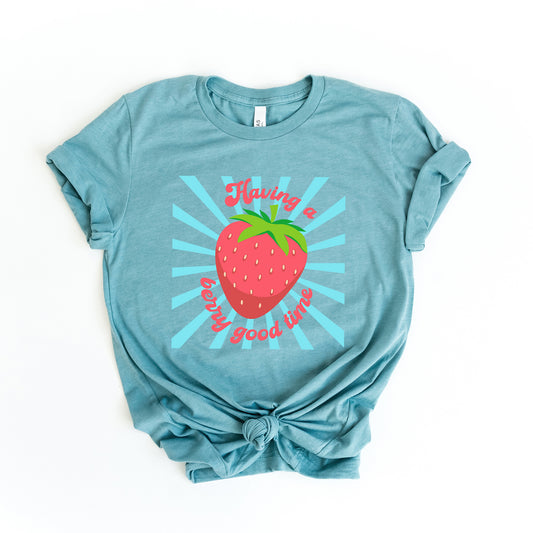 Having A Berry Good Time | Short Sleeve Graphic Tee