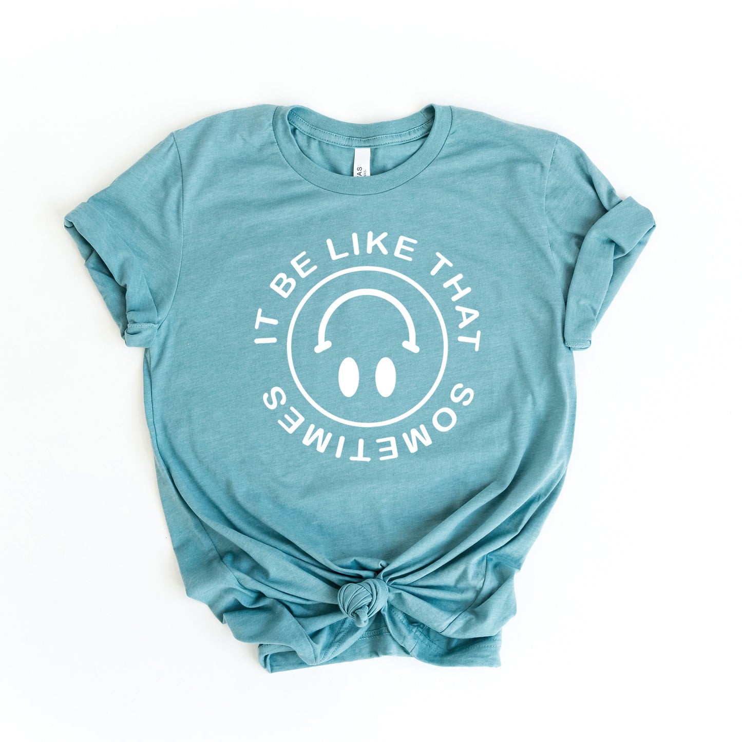It Be Like That Smiley Face | Short Sleeve Graphic Tee