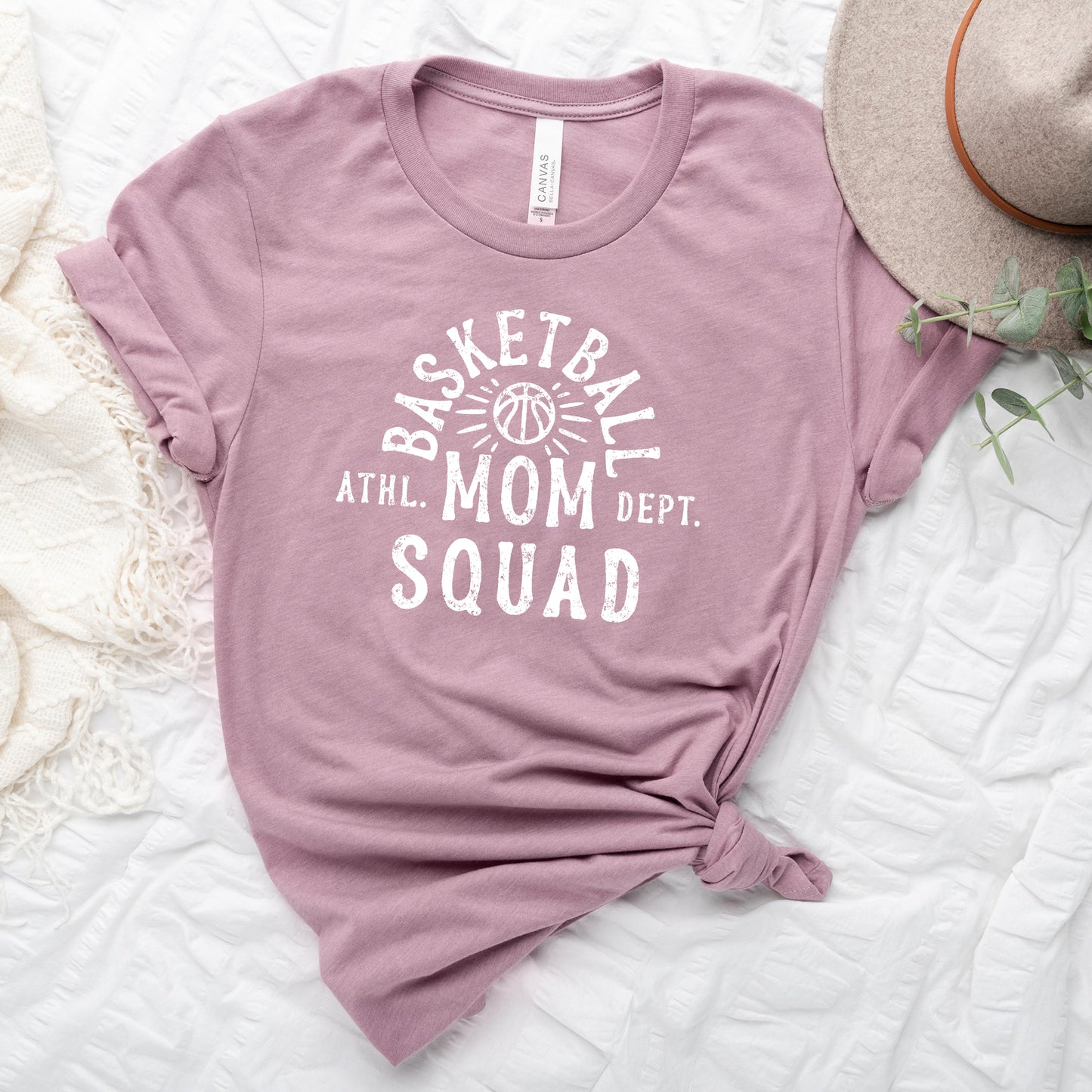 Basketball Mom Squad | Short Sleeve Graphic Tee