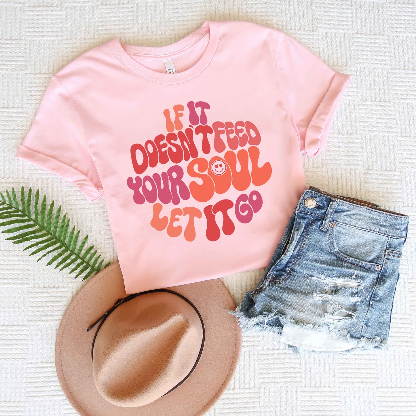 If It Doesn't Feed Your Soul Smiley Face | Short Sleeve Graphic Tee