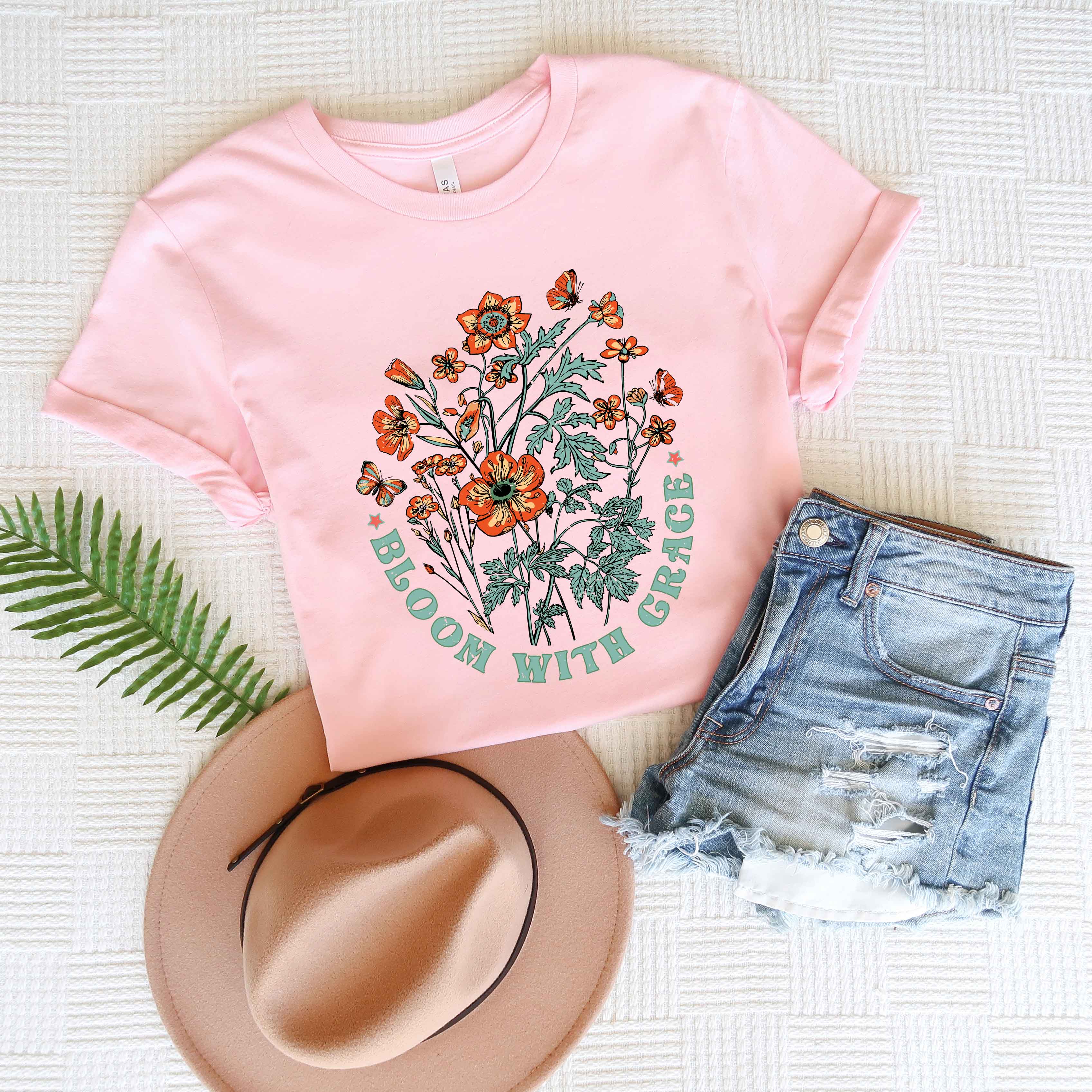 Bloom With Grace | Short Sleeve Graphic Tee