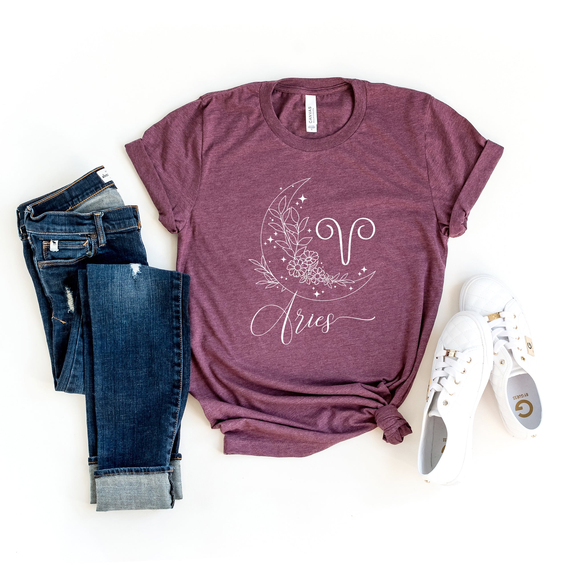 Aries Floral | Short Sleeve Graphic Tee