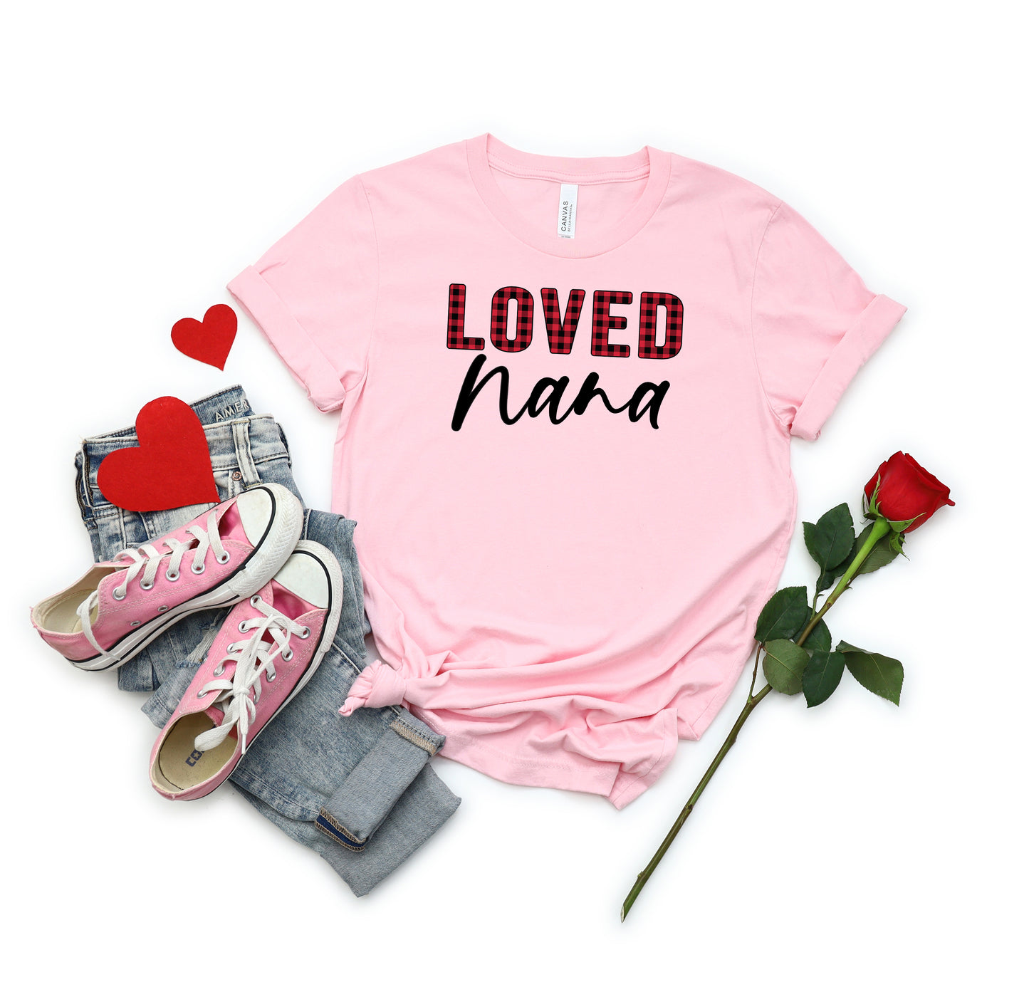 Loved Nana - Short Sleeve Crew Neck