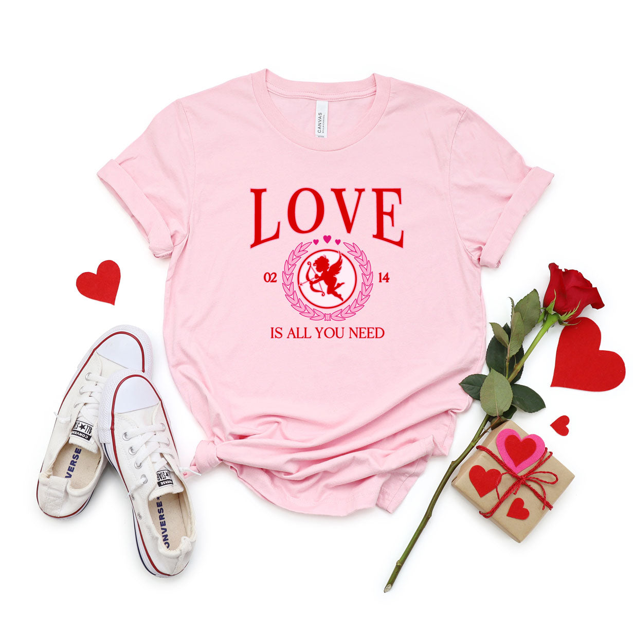 Love Is All You Need Cupid | Short Sleeve Graphic Tee