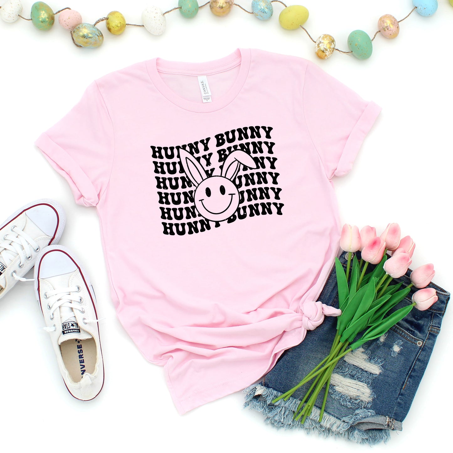 Hunny Bunny Stacked | Short Sleeve Graphic Tee
