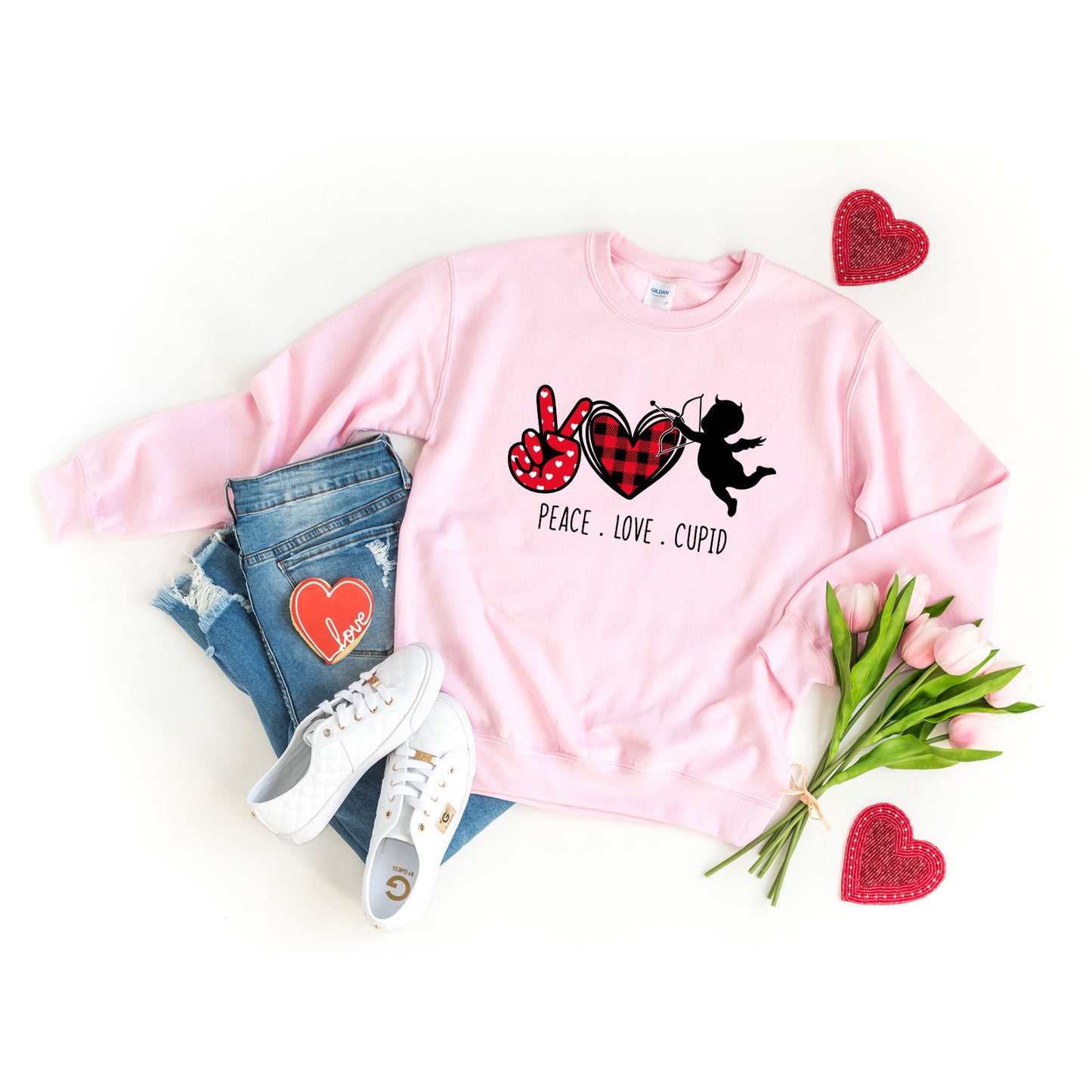 Peace Love Cupid | Sweatshirt