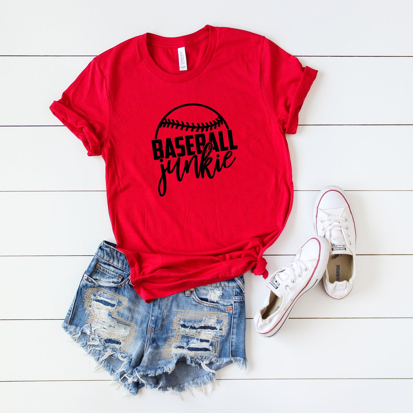 Baseball Junkie | Short Sleeve Graphic Tee