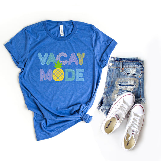 Vacay Mode Pineapple | Short Sleeve Graphic Tee