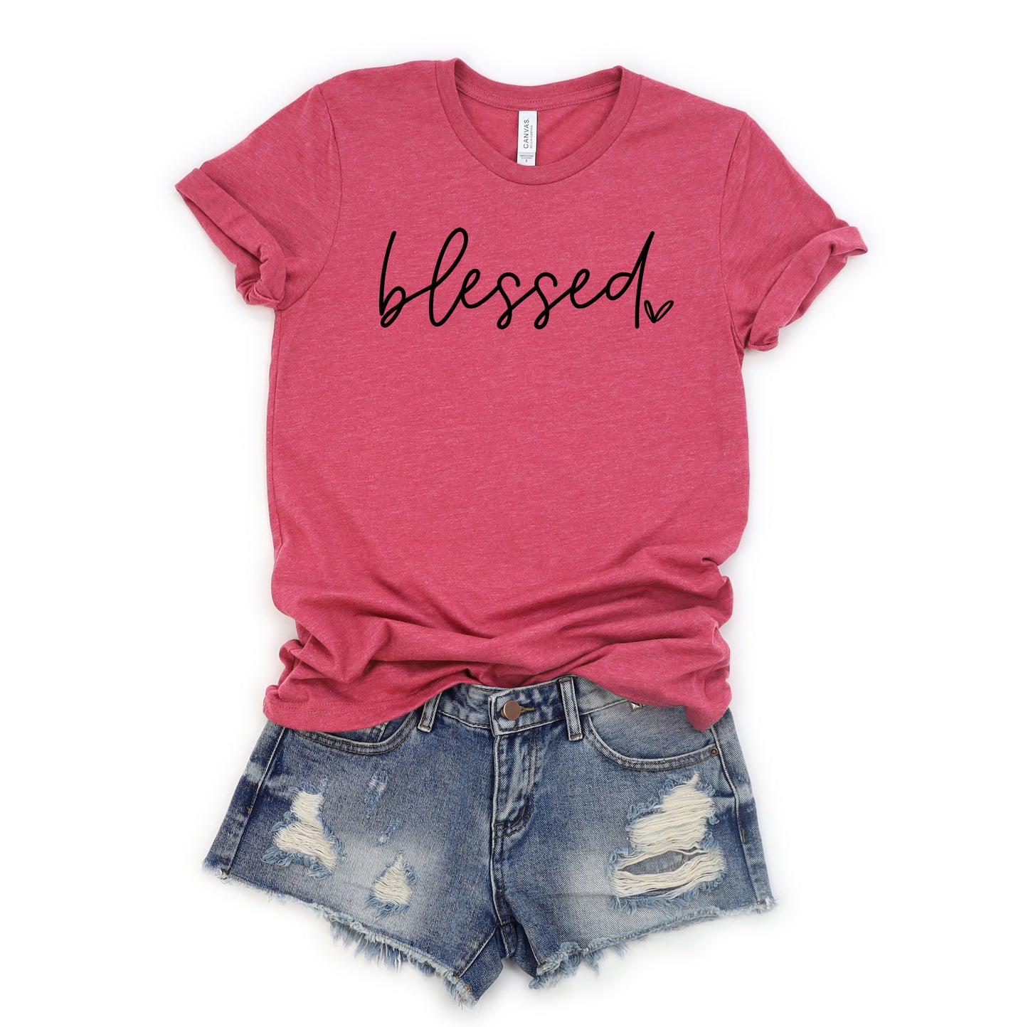 Blessed Heart | Short Sleeve Graphic Tee