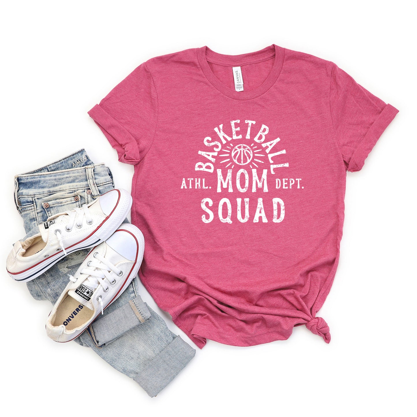 Basketball Mom Squad | Short Sleeve Graphic Tee