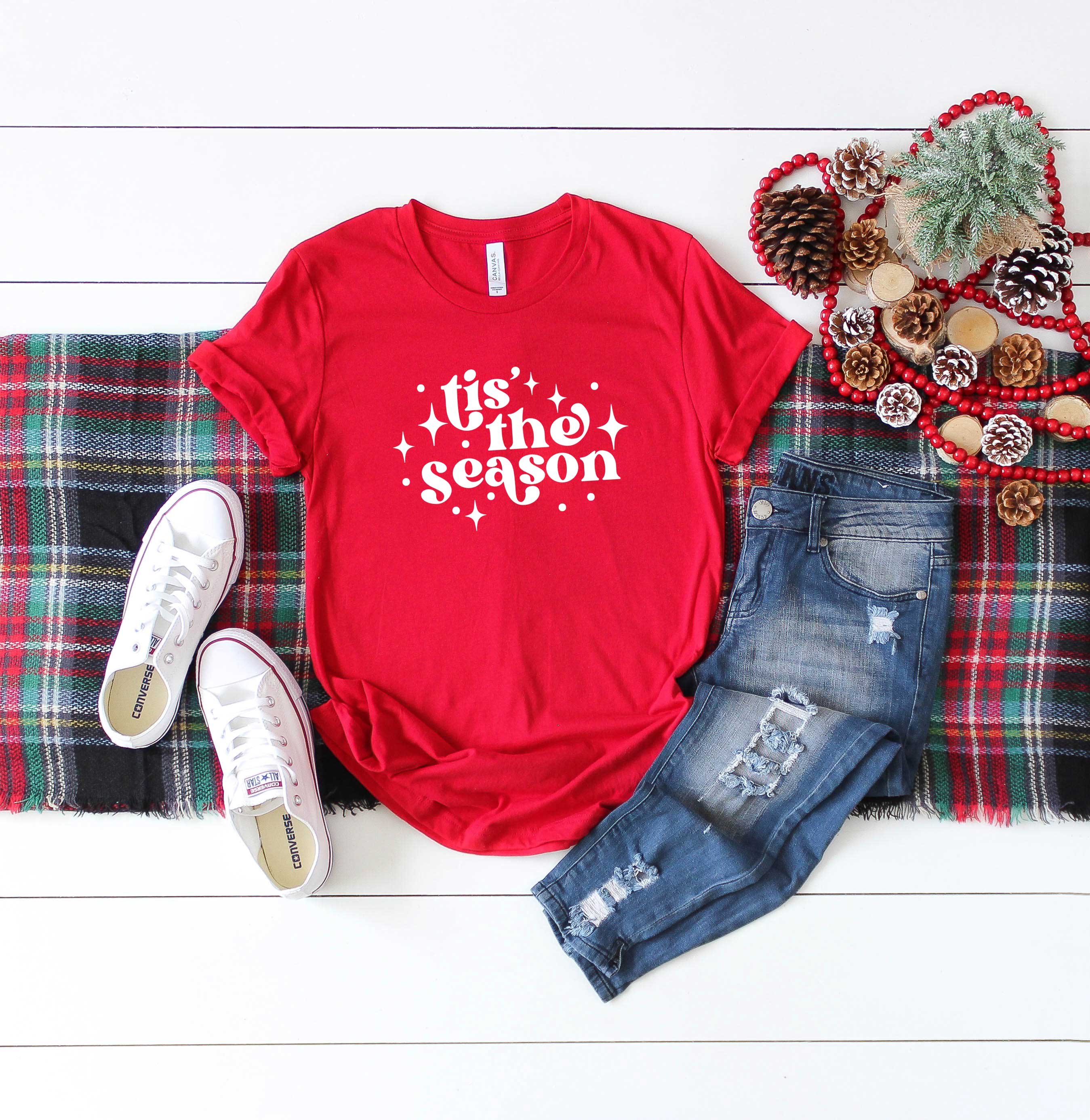 Whimsical Tis The Season | Short Sleeve Graphic Tee