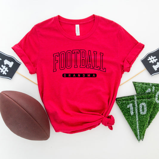 Football Grandma Block | Short Sleeve Graphic Tee