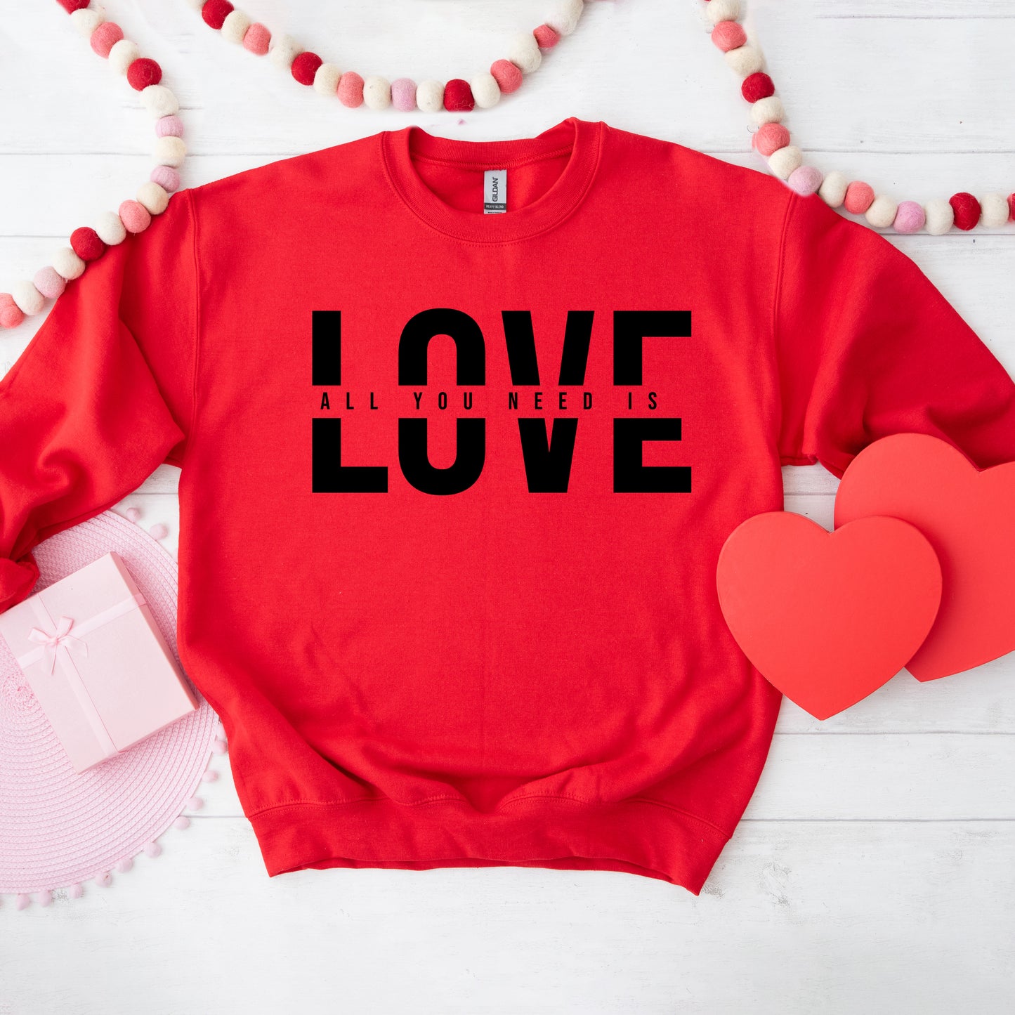 Love Is All You Need Split | Sweatshirt