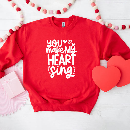 You Make My Heart Sing Hearts | Sweatshirt