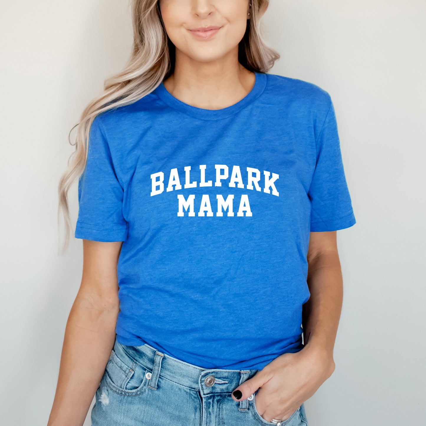 Varsity Ballpark Mama | Short Sleeve Graphic Tee