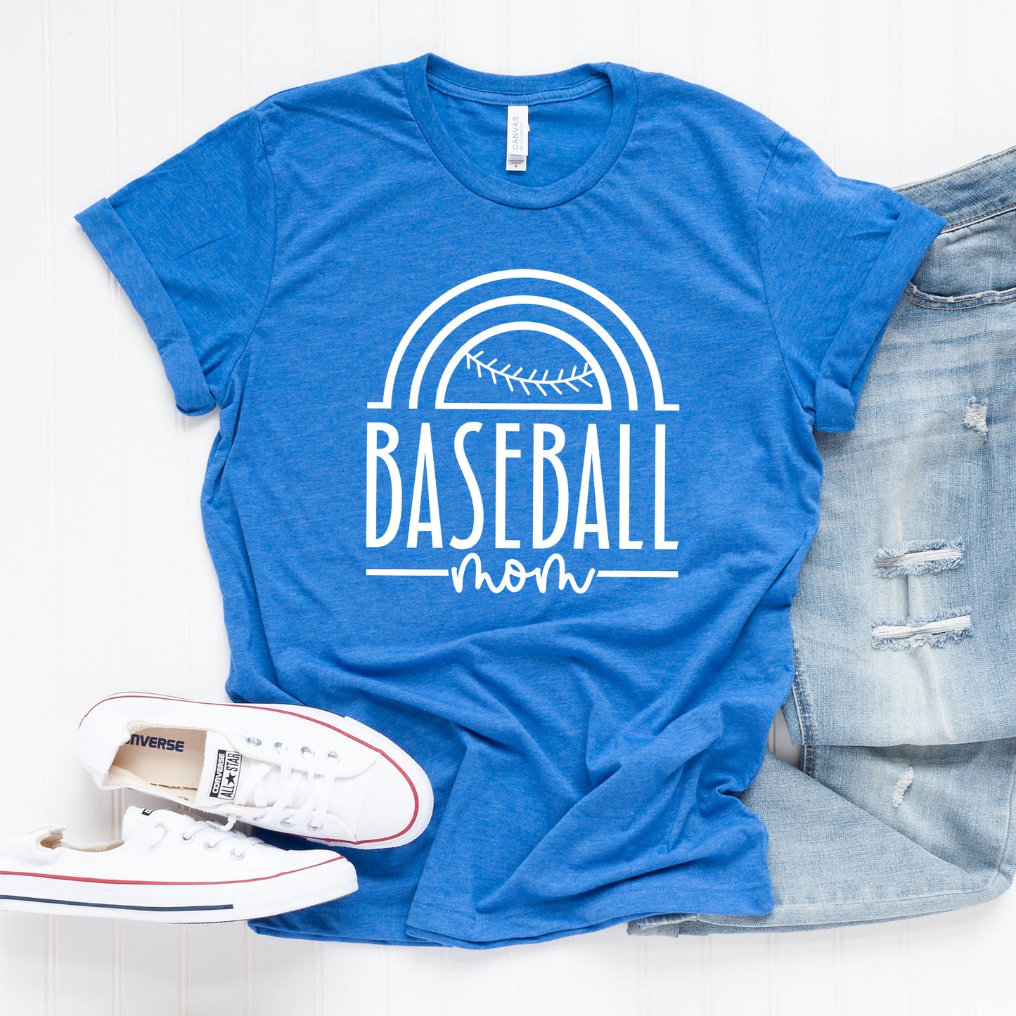 Baseball Mom Arch | Short Sleeve Graphic Tee