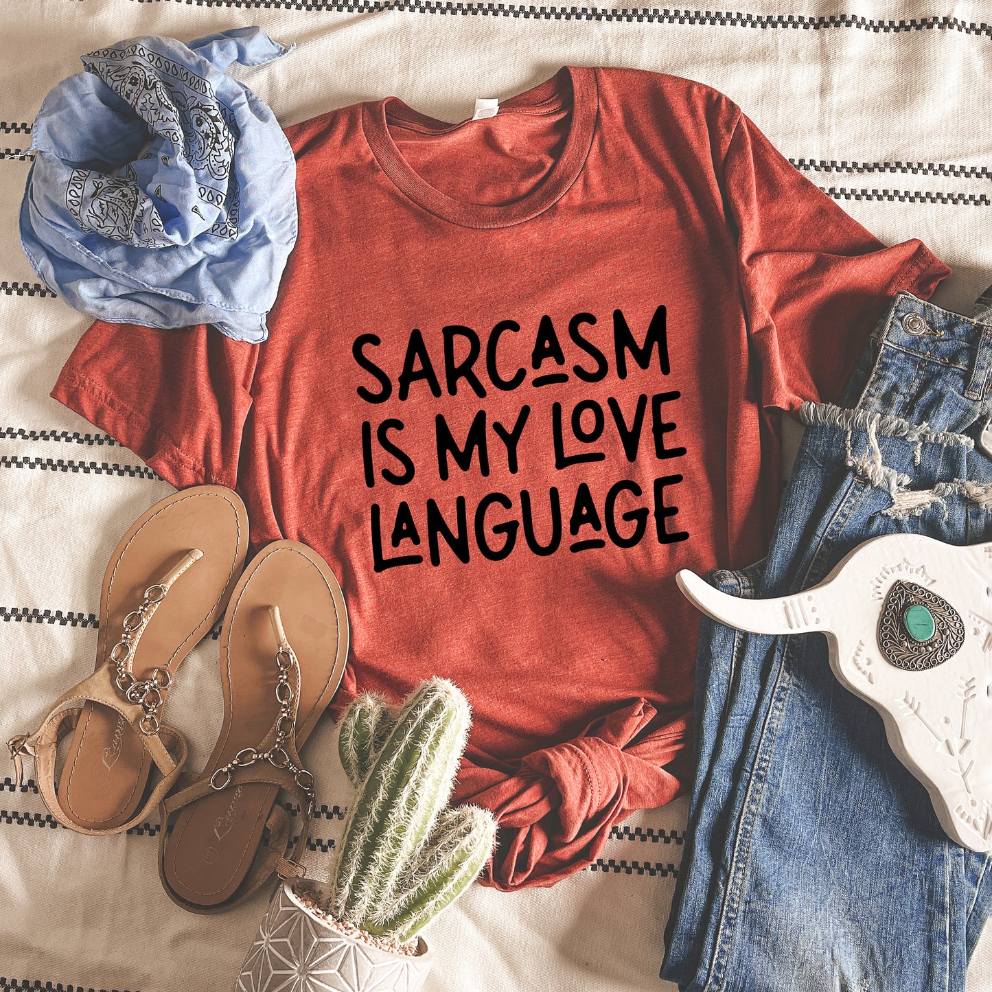 Sarcasm Is My Love Language | Short Sleeve Graphic Tee
