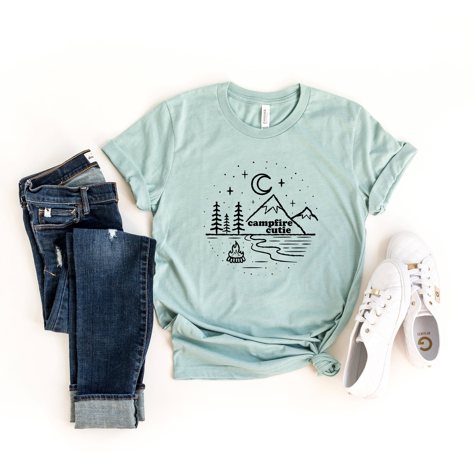 Campfire Cutie Mountains | Short Sleeve Graphic Tee