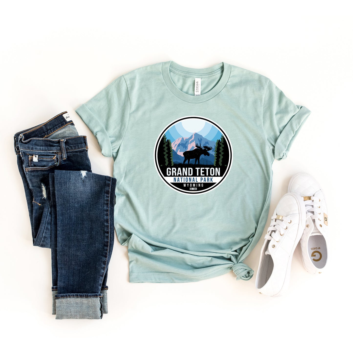 Grand Teton National Park Badge | Short Sleeve Graphic Tee