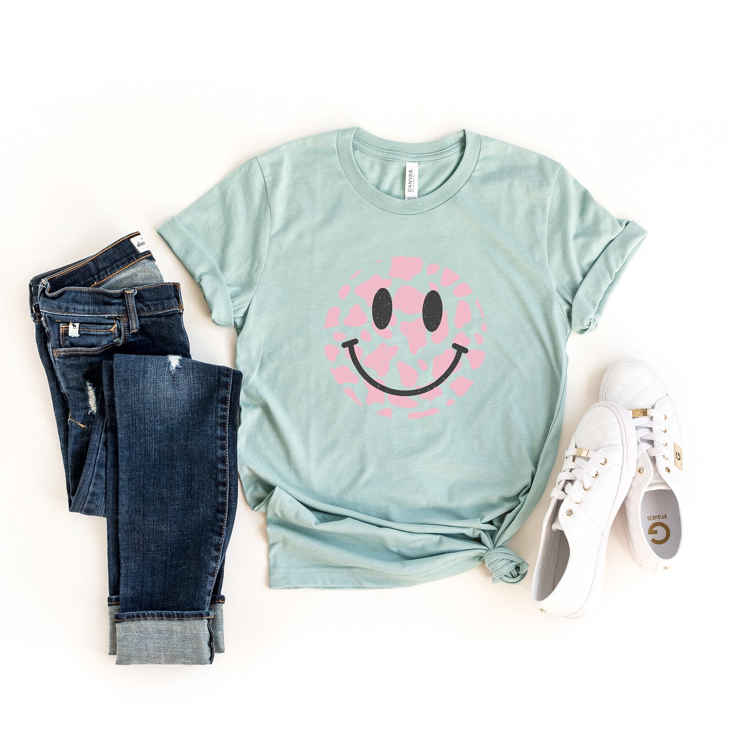 Smile Cow Prints | Short Sleeve Graphic Tee