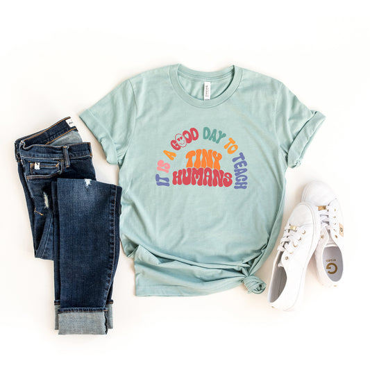 It's A Good Day to Teach Smiley Face | Short Sleeve Graphic Tee