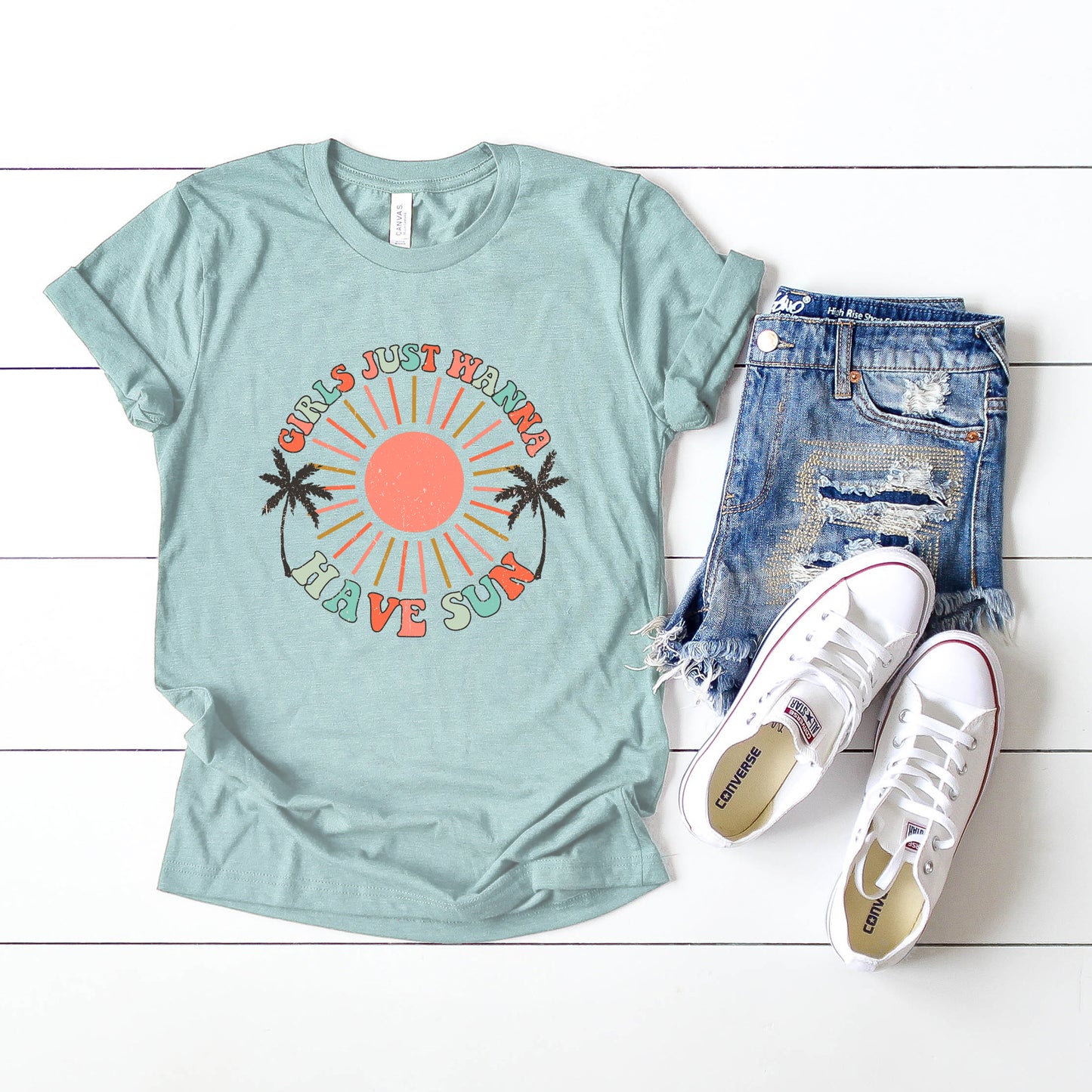 Boho Girls Have Sun | Short Sleeve Graphic Tee