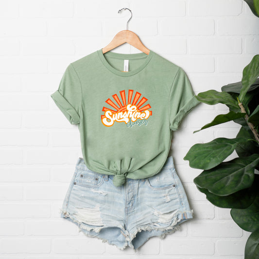 Sunshine Chaser - Multi Color | Short Sleeve Graphic Tee