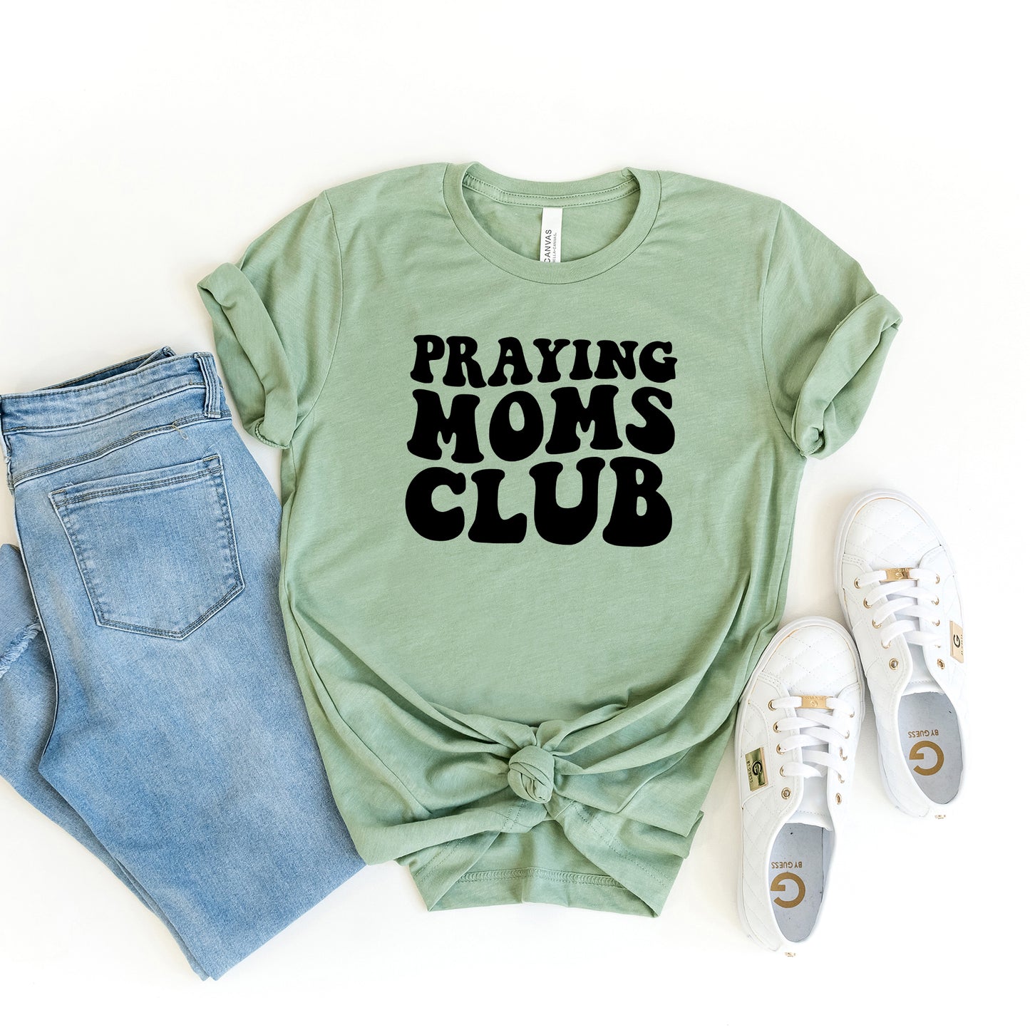 Praying Moms Club | Short Sleeve Graphic Tee