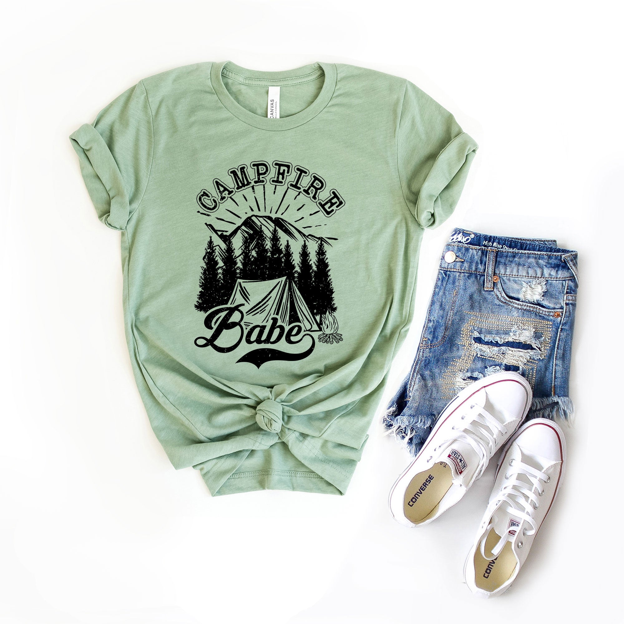 Campfire Babe | Short Sleeve Graphic Tee
