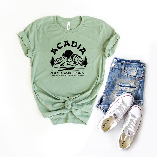 Vintage Acadia National Park | Short Sleeve Graphic Tee