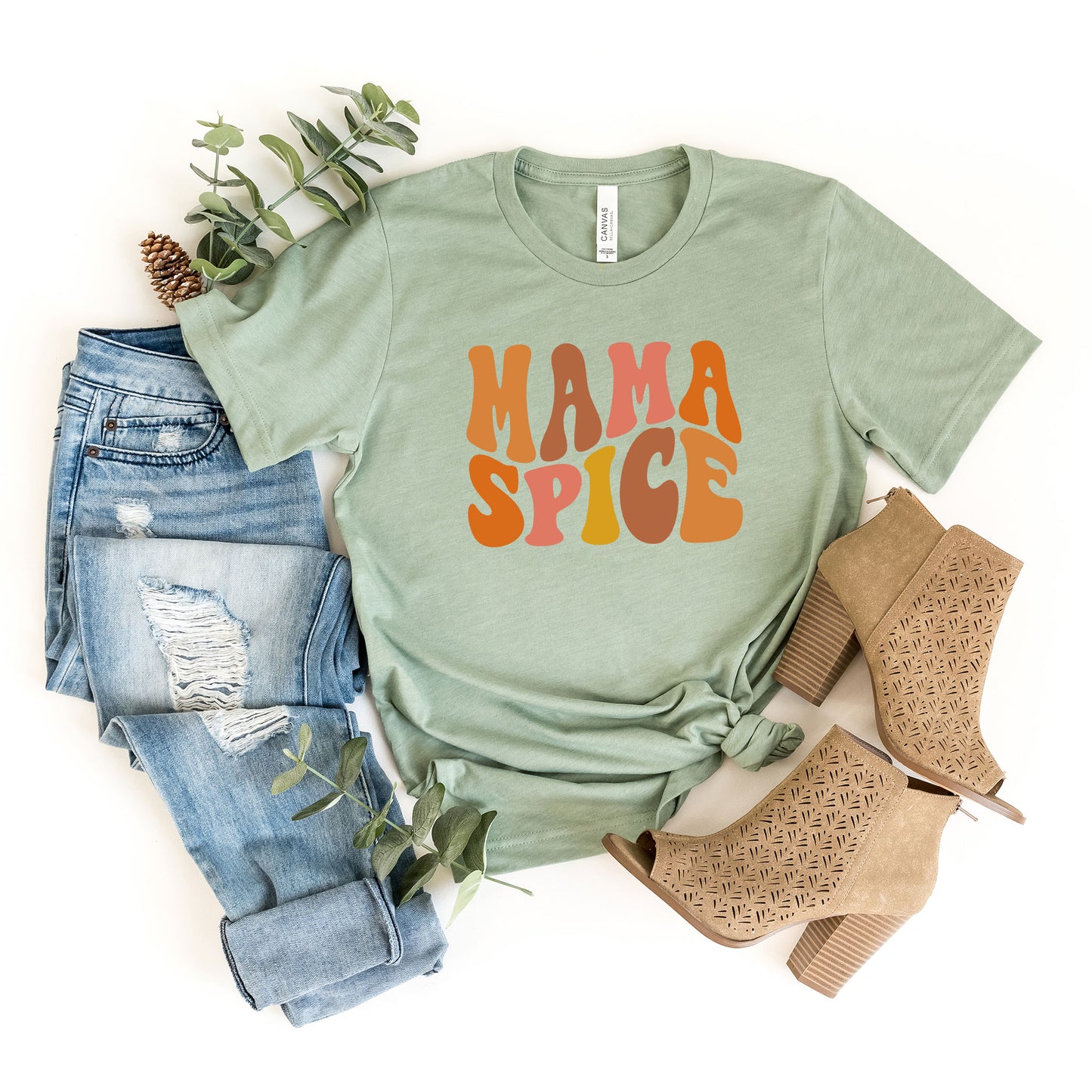 Mama Spice Wavy Colorful | Short Sleeve Graphic Tee