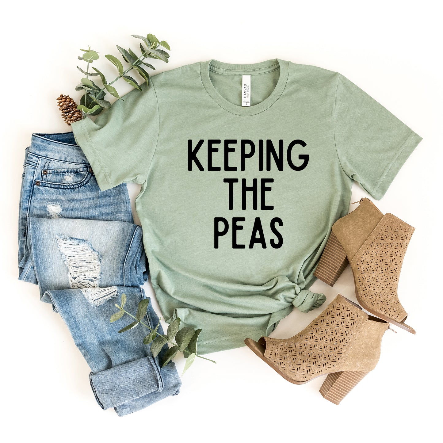 Keeping The Peas | Short Sleeve Graphic Tee