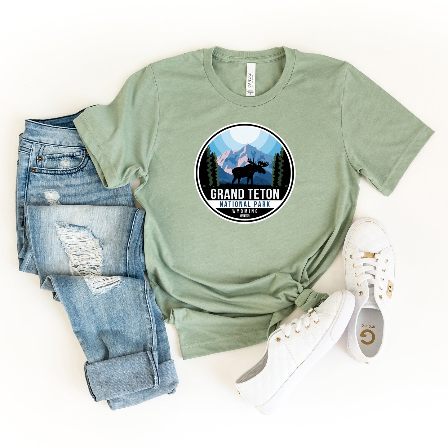 Grand Teton National Park Badge | Short Sleeve Graphic Tee