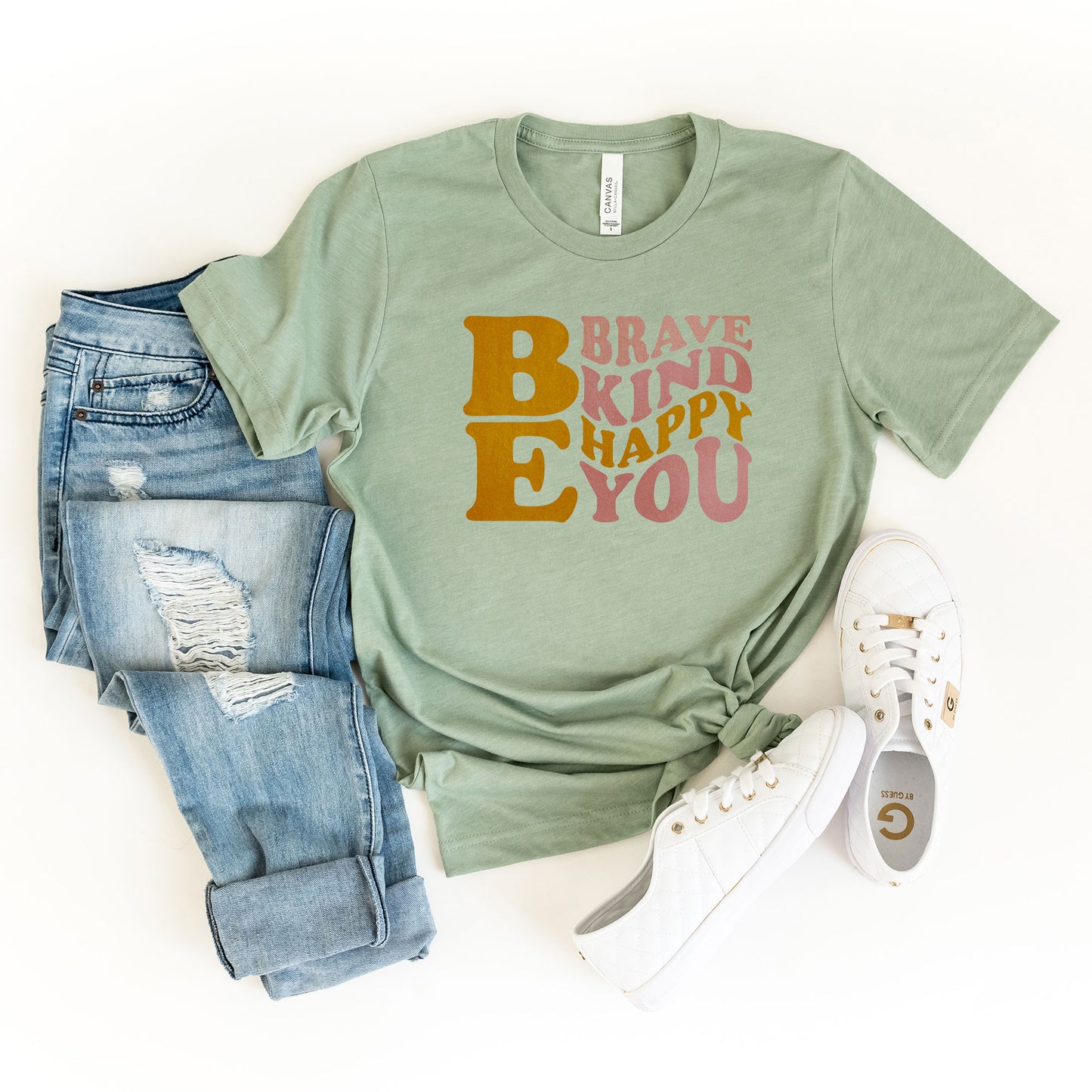 Be Brave Be Kind Be You | Short Sleeve Graphic Tee