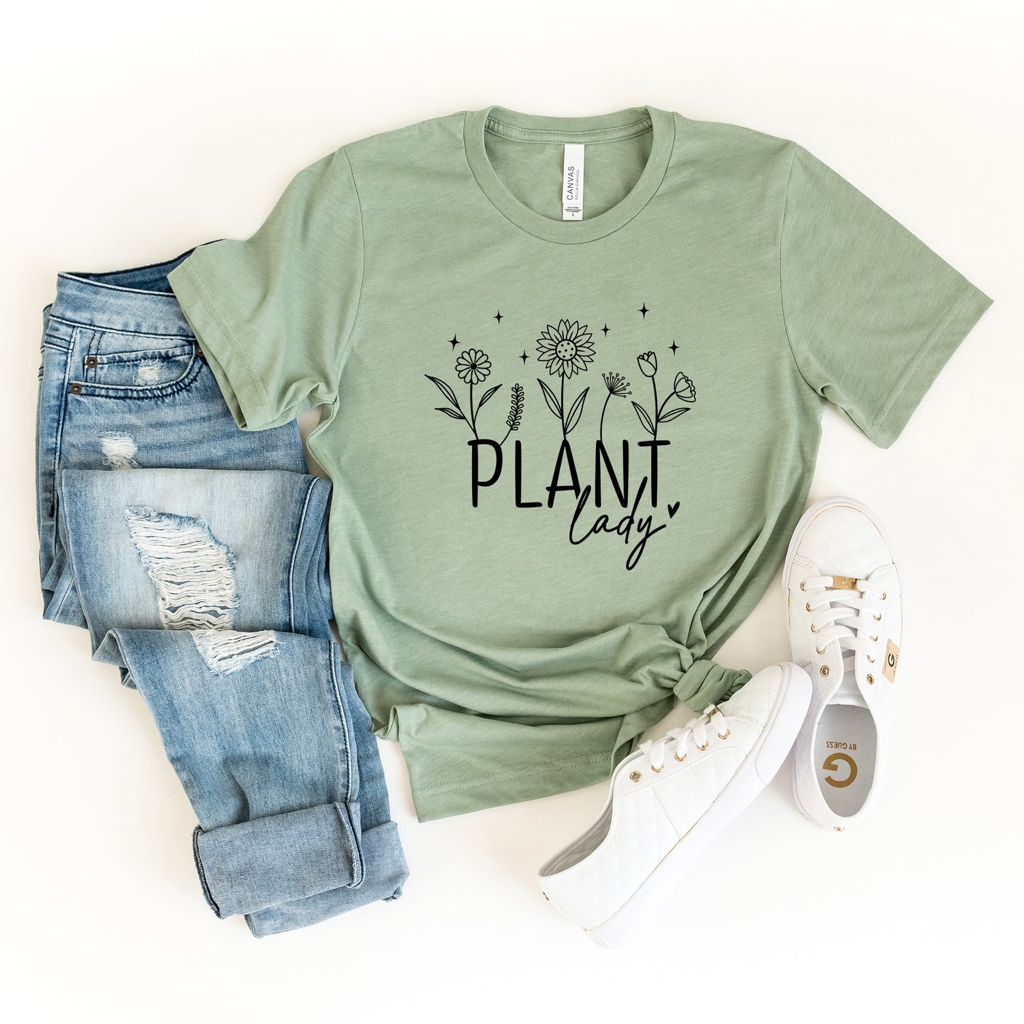 Plant Lady Flowers | Short Sleeve Graphic Tee
