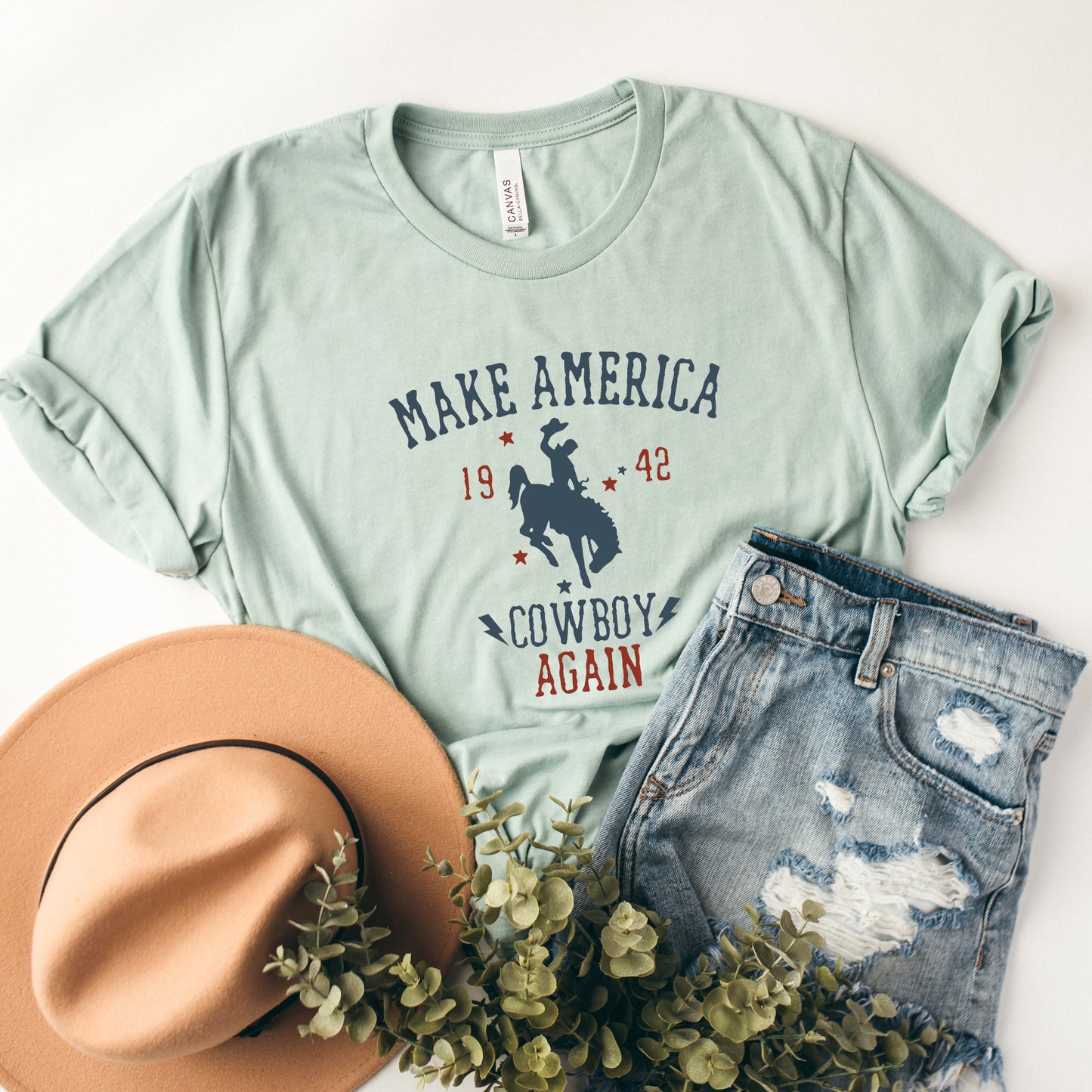 Make America Cowboy Again | Short Sleeve Graphic Tee