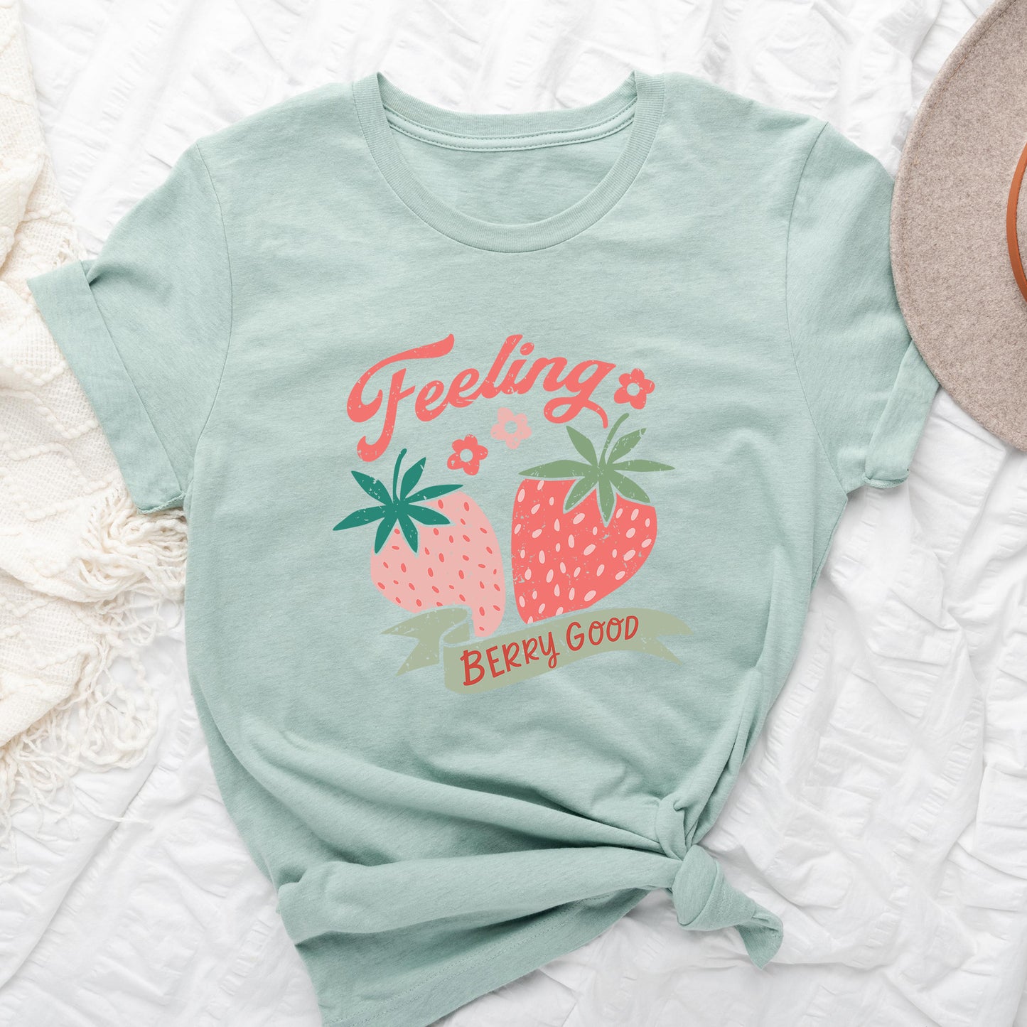 Feeling Berry Good Strawberries | Short Sleeve Graphic Tee
