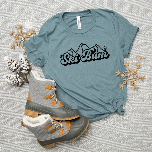 Ski Bum Mountains | Short Sleeve Graphic Tee