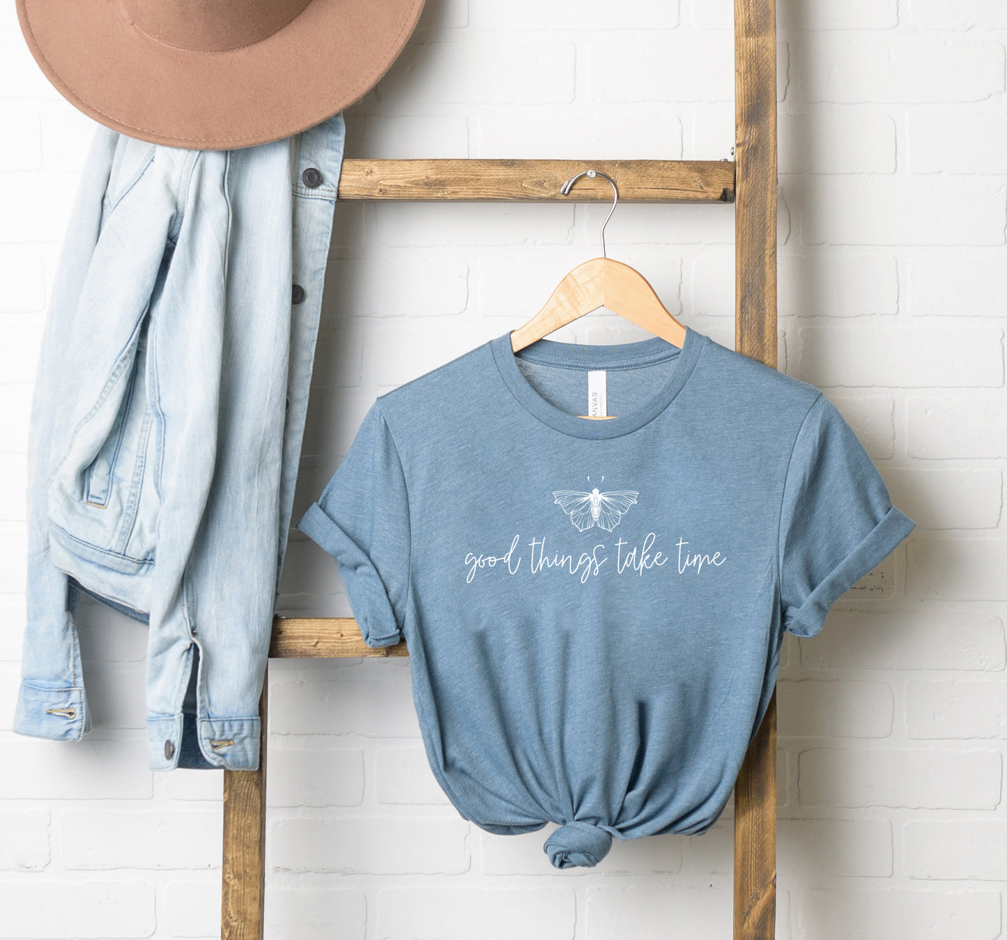 Good Things Take Time Butterfly | Short Sleeve Graphic Tee