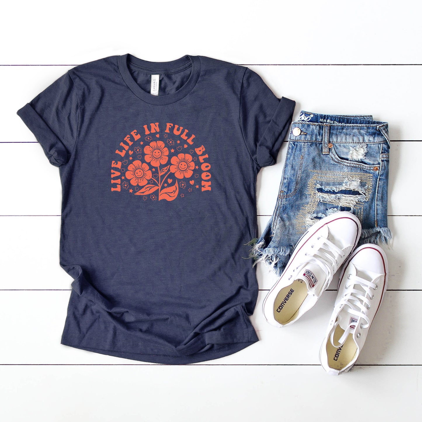 Live Life In Full Bloom | Short Sleeve Graphic Tee