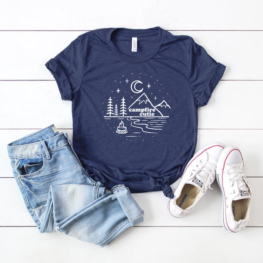 Campfire Cutie Mountains | Short Sleeve Graphic Tee