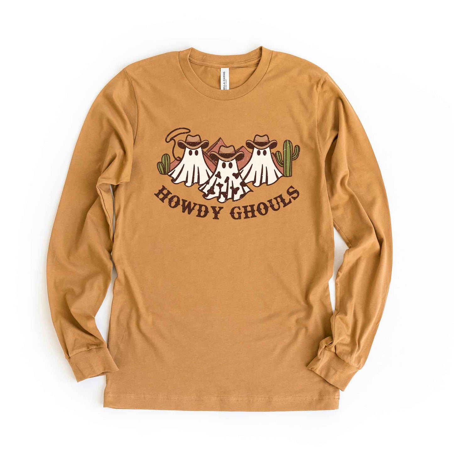 Howdy Ghouls Trio | Long Sleeve Crew Neck