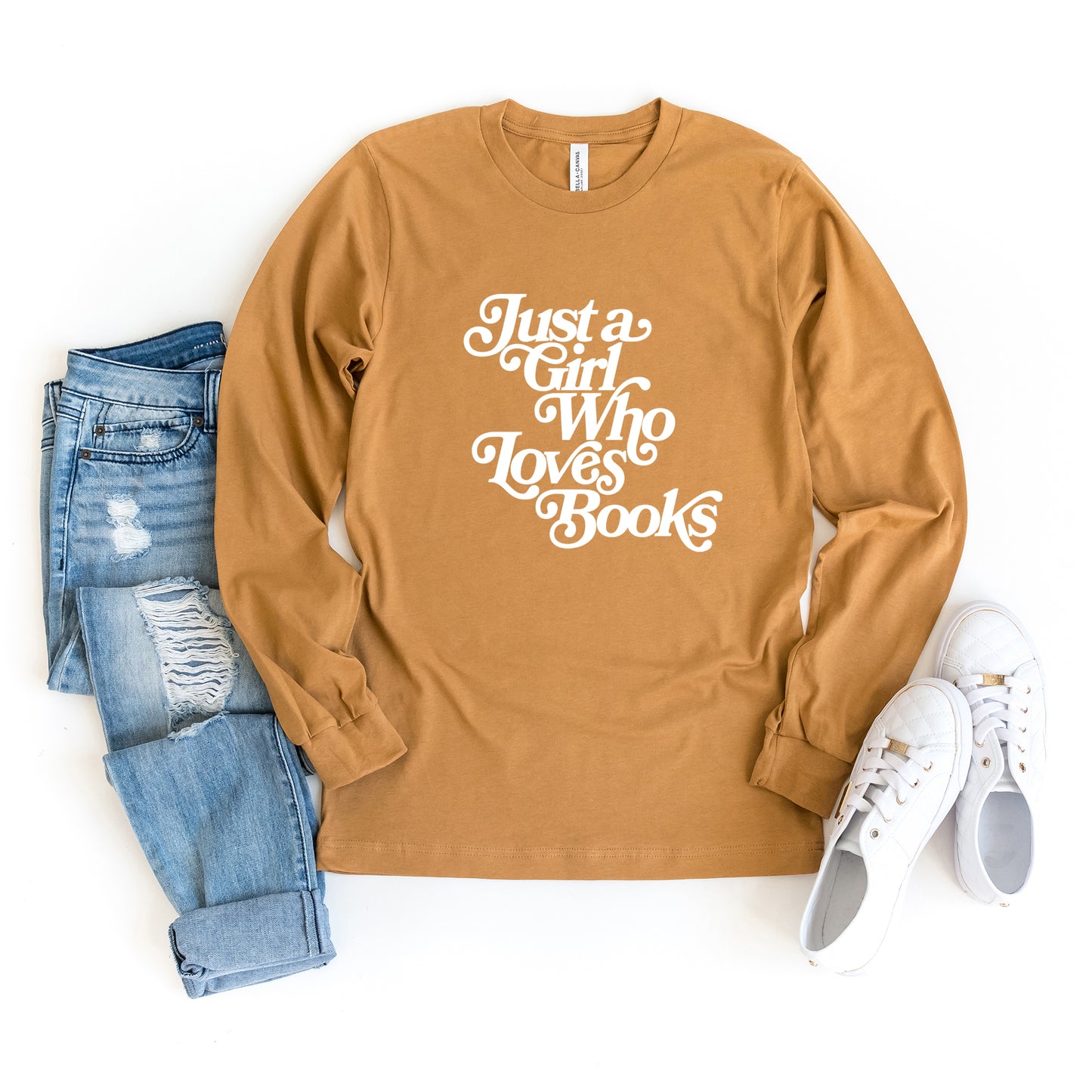 Just A Girl Who Loves Books | Long Sleeve Graphic Tee