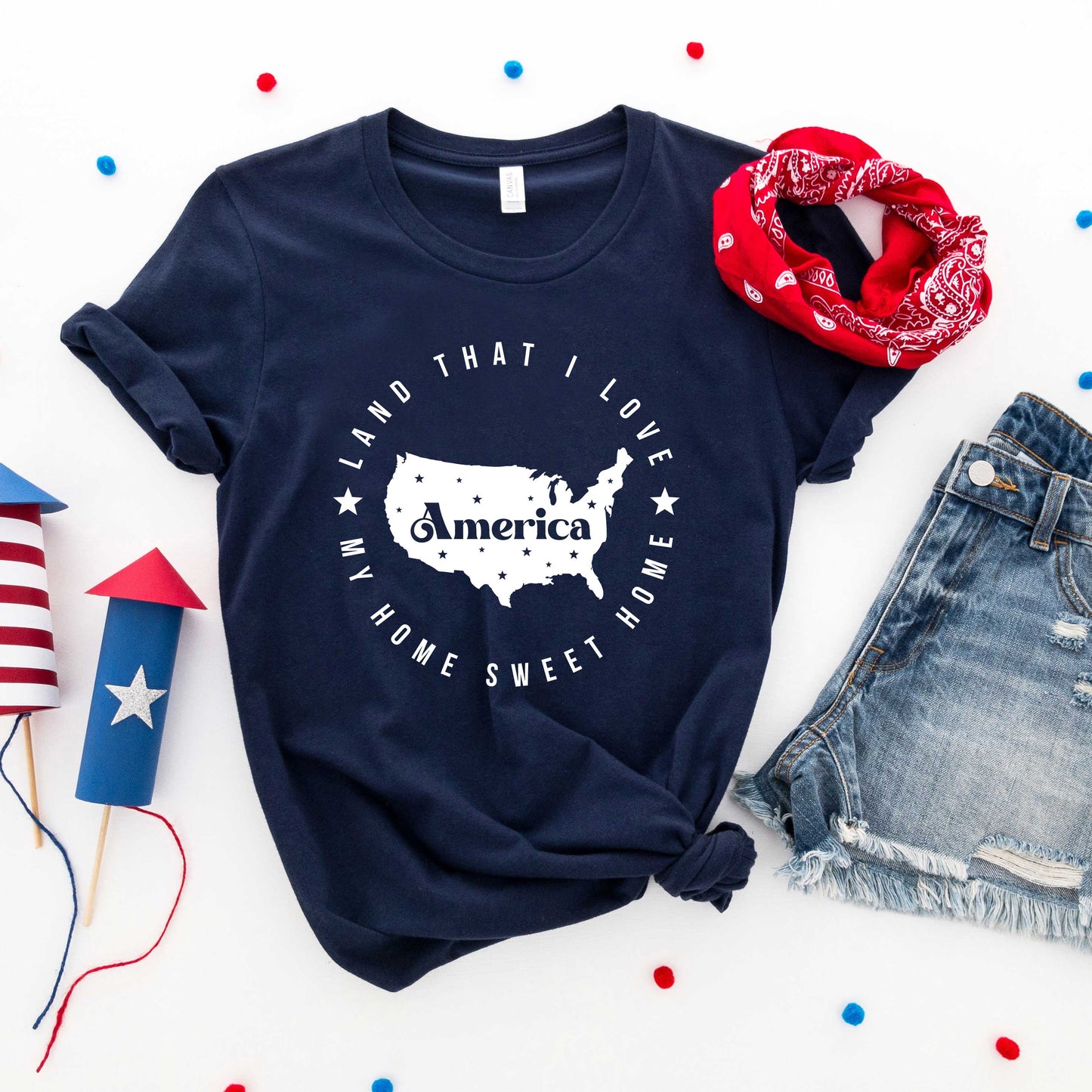 Land That I Love Circle | Short Sleeve Graphic Tee