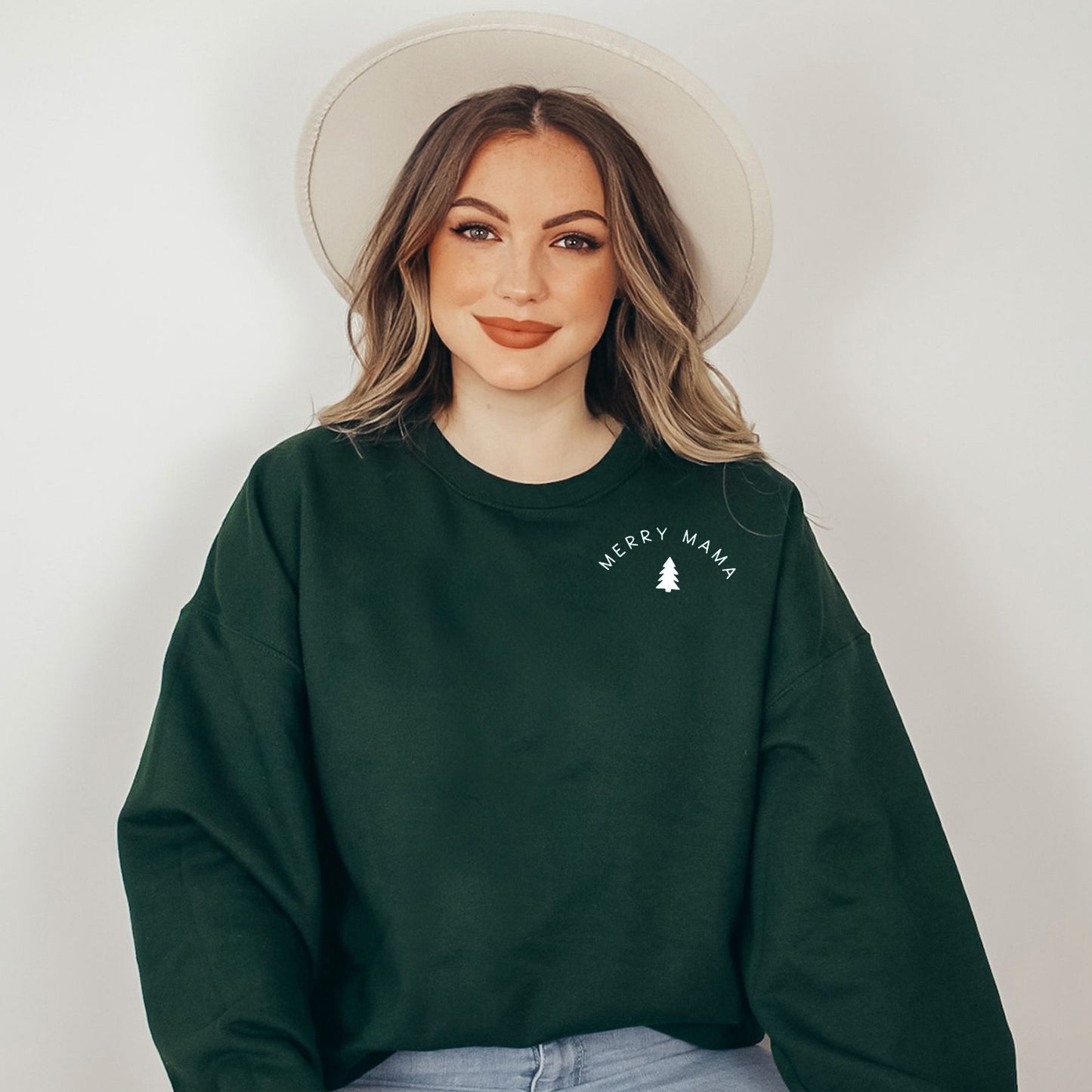 Merry Mama Tree Mini | Sweatshirt
