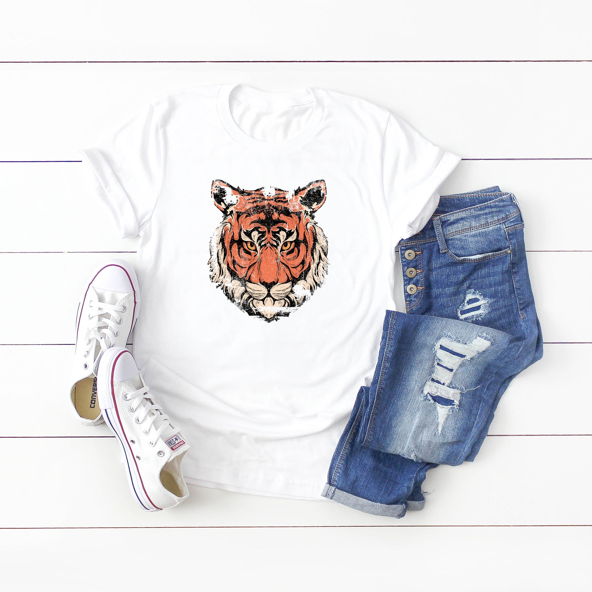 Tiger Face | Short Sleeve Graphic Tee