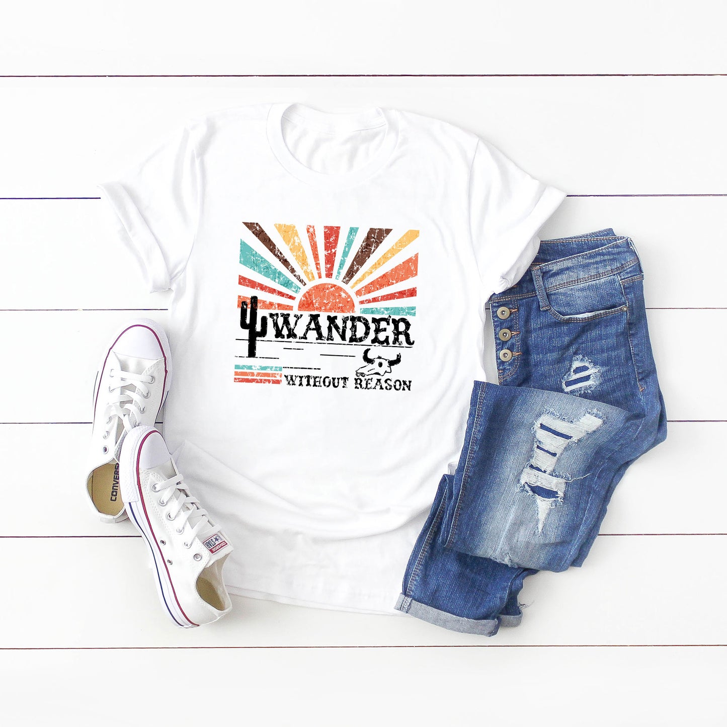 Wander Without Reason | Short Sleeve Graphic Tee